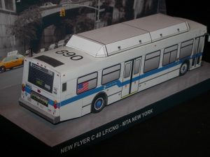 New York City Bus - New Flyer rear